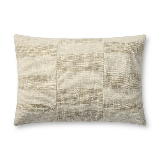 Brigette Romanek PBR0007 Beige  Natural 16 x 26 Cover Only Pillow