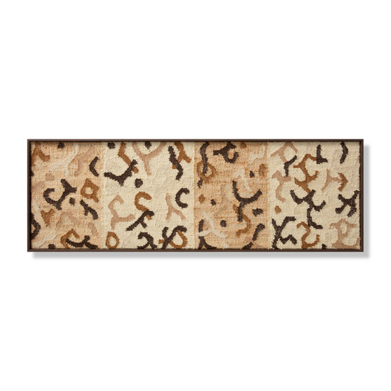 Loloi Grand Bara Beige  Brown 4-9 x 2-3 Wall Art