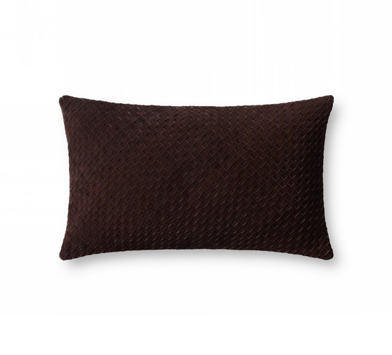 Loloi PLL0129 Brown 13 x 21 Cover Only Pillow