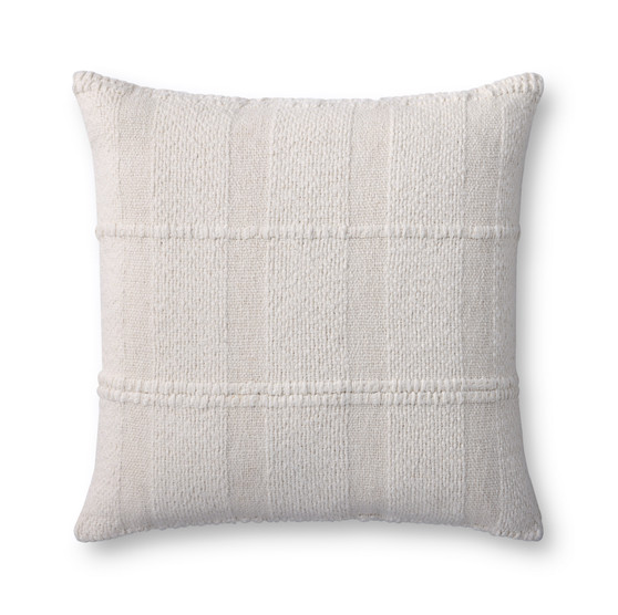 Loloi PLL0126 Ivory 22 x 22 Cover Only Pillow