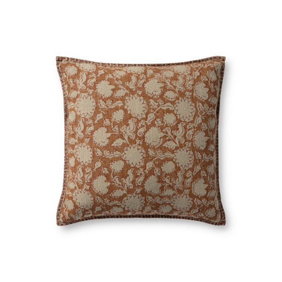 Loloi Rust 18 x 18 Cover wDown Pillow
