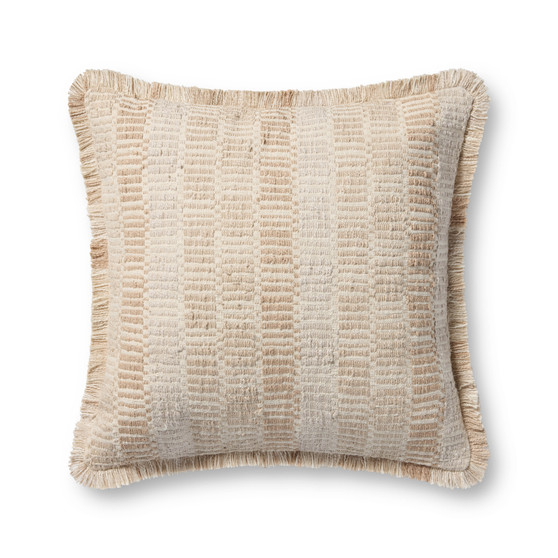 Loloi PLL0133 Natural  Multi 22 x 22 Cover Only Pillow