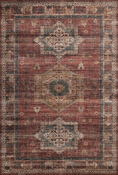 Loloi II Anniston Spice  Multi 18 x 18 Sample Rug