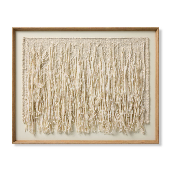 Loloi Ivory Falls Ivory  Ivory 4 x 3-2 Wall Art