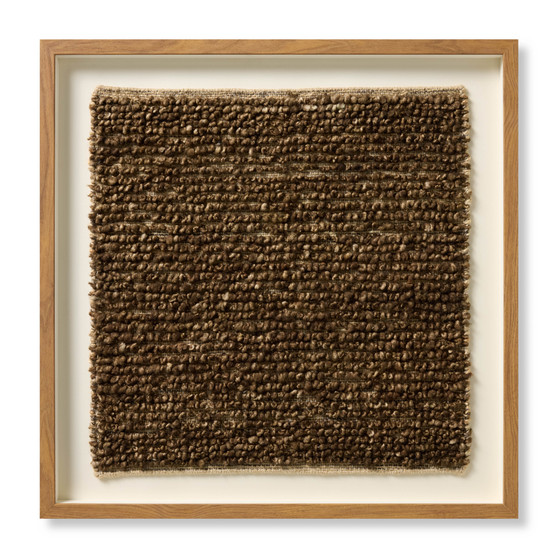 Loloi Coffee Bean Brown  Beige 2-10 x 2-10 Wall Art