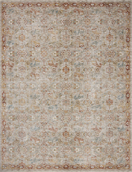 Loloi Gaia Natural  Multi 18 x 18 Sample Rug