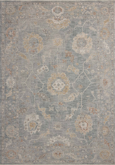 Chris Loves Julia x Loloi Louisa Ocean  Sunset 18 x 18 Sample Rug