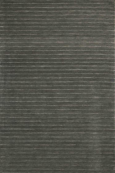 Chris Loves Julia x Loloi Henry Charcoal  Ivory 18 x 18 Sample Rug