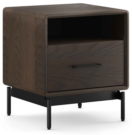 BDI Linq Bedroom Nightstand 22-Inch in Toasted Oak