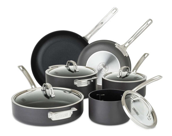 Viking Hard Anodized Nonstick 10-Piece Cookware Set