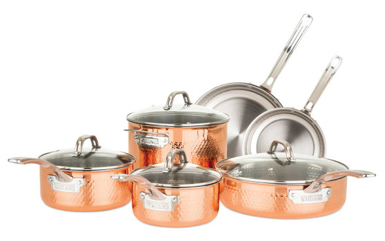 Viking Culinary Copper Clad 10-Piece Set
