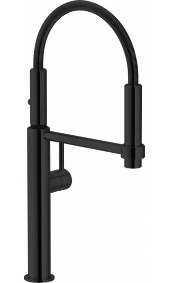 Franke Pescara Semi-Pro Kitchen Faucet in Matte Black