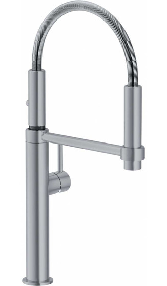 Franke Pescara Semi-Pro Kitchen Faucet in Satin Nickel