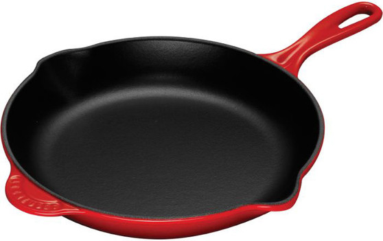Le Creuset Signature 10.25 Cerise Enameled Cast Iron Skillet