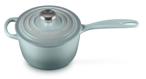 Le Creuset 1.75 Qt. Sea Salt Signature Saucepan