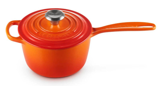 Le Creuset Signature 1.75 Qt. Flame Saucepan