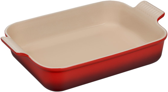 Le Creuset Heritage 4 Qt. Cerise Rectangular Dish