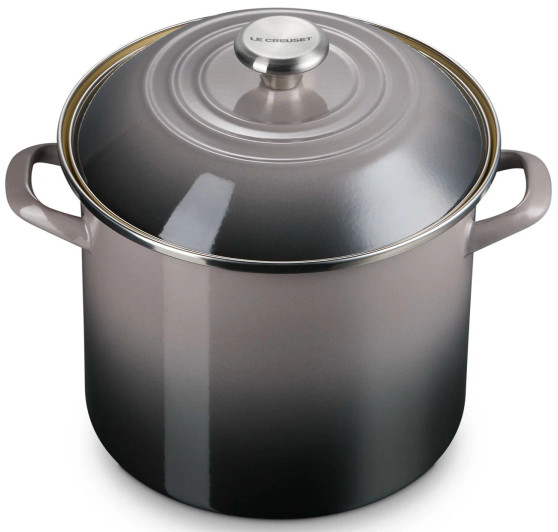Le Creuset 10 Qt. Classic Round Stockpot in Oyster