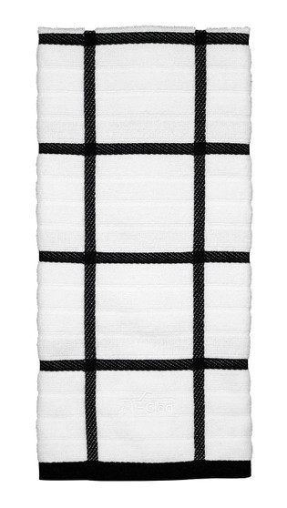 All-Clad Textiles Check Black Kitchen Towel