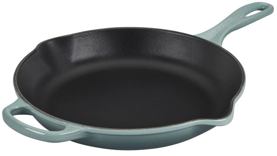 Le Creuset Signature 10.25 Sea Salt Enameled Cast Iron Skillet