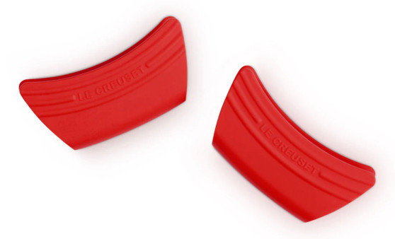 Le Creuset Cerise Silicone Handle Grips Set