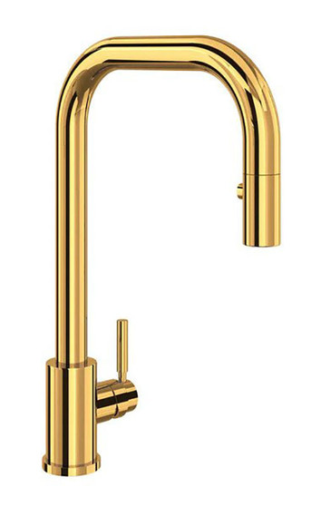 Rohl Perrin  Rowe Holborn English Gold U-Spout Pull-Down Faucet
