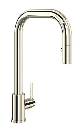 Rohl Perrin  Rowe Holborn Polished Nickel U-Spout Pull-Down Faucet