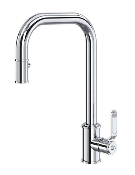 Rohl Perrin  Rowe Armstrong Polished Chrome U-Spout Pull-Down Faucet