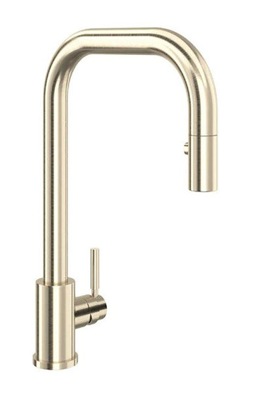 Rohl Perrin  Rowe Holborn Satin Nickel U-Spout Pull-Down Faucet