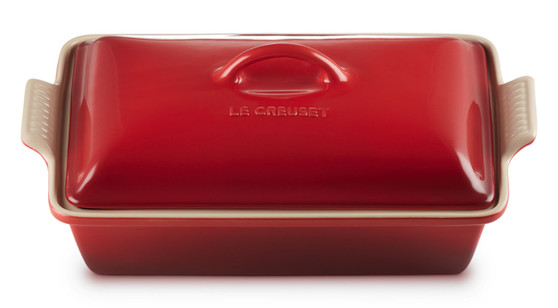 Le Creuset Heritage 4 Qt. Rectangular Casserole in Cerise