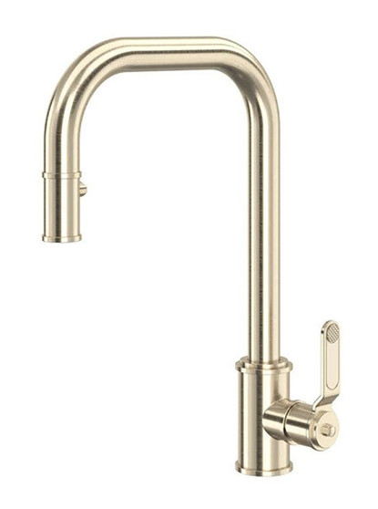 Rohl Perrin  Rowe Armstrong Satin Nickel U-Spout Pull-Down Faucet