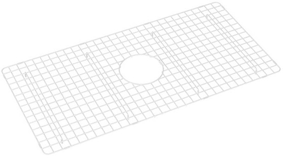 Rohl RC3318 White Kitchen Sink Grid