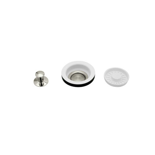 Rohl Polished Nickel Strainer Baskets With Remote Pop-Up