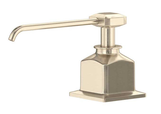 Rohl Apothecary Soap Dispenser in Satin Nickel