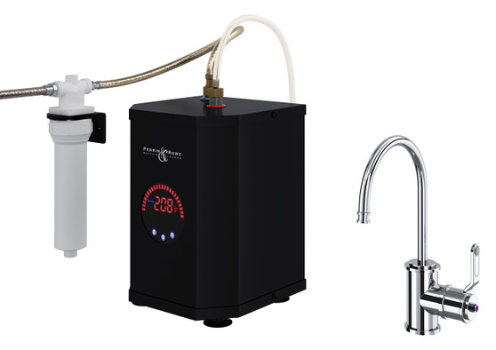 Rohl Perrin  Rowe Armstrong Hot  Cold Water Dispenser With Tank  Filter Kit In Polished Nickel