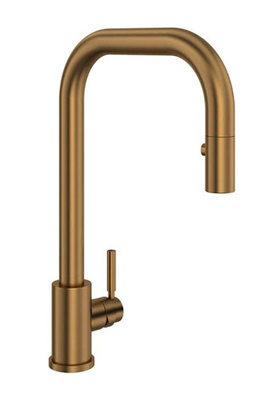 Rohl Perrin  Rowe Holborn English Bronze U-Spout Pull-Down Faucet
