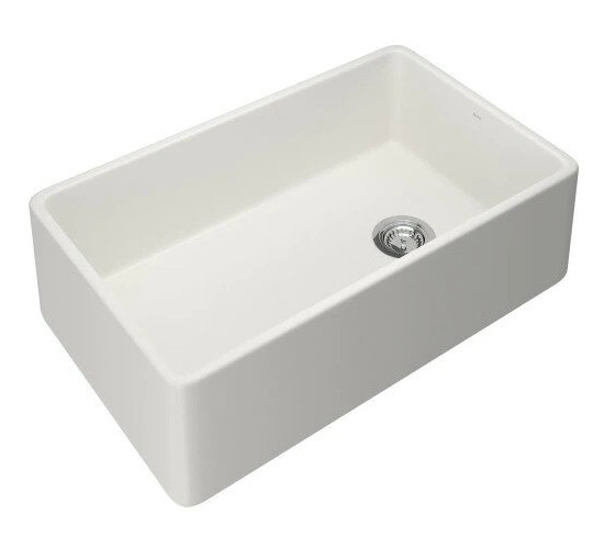 Rohl 36 Pergame Allia Fireclay Single Bowl Kitchen Sink