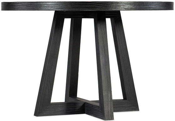 Hooker Furniture Dining Room Chapman Shou Sugi Ban Petite Round Dining Table