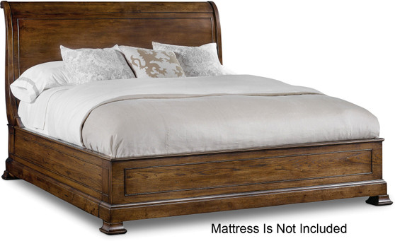 Hooker Furniture Bedroom Archivist Queen Sleigh Bed wLow Footboard