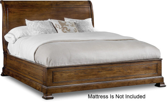 Hooker Furniture Bedroom Archivist King Sleigh Bed wLow Footboard