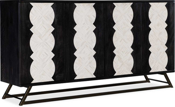 Hooker Furniture Moroccan Modern Credenza in Natural Black Wood