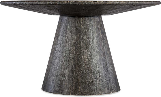 Hooker Furniture Madison Round Dining Table in Black Wood