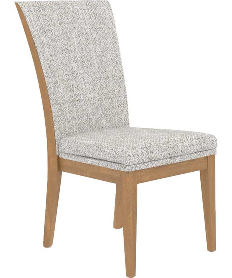 Canadel Core Dining Chair 6303 in Honey Washed FP Crypton Fabric