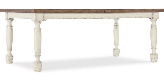 Hooker Furniture Americana Dining Table with 22-Inch Leaf in Daisy and Honey