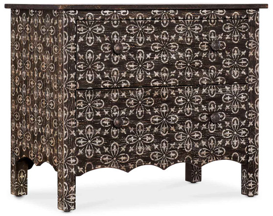 Hooker Furniture Americana Nightstand with Two-Drawers in Molasses