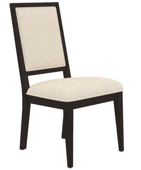 Canadel Core Dining Chair 312 in Ebony Washed 6K Sunbrella