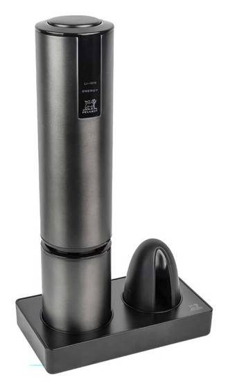 Peugeot Elis Touch Carbone Rechargeable Electric Corkscrew in Carbon