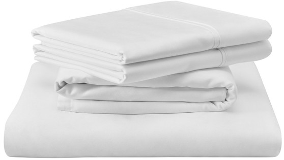 Tempur-Pedic TEMPUR-Classic Cotton White King Sheet Set