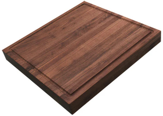 The Galley American Black Walnut Dual Tier Chefs Block