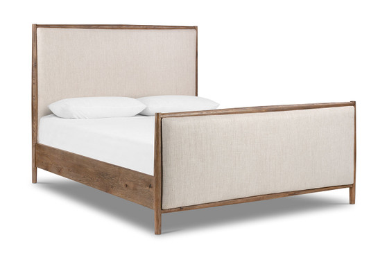 Four Hands Bolton Glenview King Bed in Weathered Oak Finish